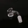 Hookahs 4mm thick quartz banger adapter for glass bong dab rig wholesale domelessquartz nail 10mm 14mm 18mm male and female 100% real