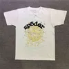 Foaming Printing Sp5der 555555 Angel Number t Shirt Men Women Spider Web Pattern T-shirt Tees Clothing