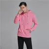 Pull polaire à manches longues et longueur plus avec fermeture à glissière latérale vêtements de sport pour hommes sweats à capuche de sport européens et américains hommes