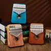 17 Tuşlar Kalimba Başparmak Piyano Yüksek Kalite Ahşap Maun Mbira Vücut Müzik Aletleri ile Öğrenme Kitap Kalimba Piyano