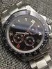 Luxury Mens Full Automatic Mechanical Watch 40mm316 Fine Steel Watchband Ceramic Bezel Automatisk mekanisk rörelse Mens Fashion262b