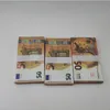 3 pack fournitures de fête faux billets de banque 10 20 50 100 200 euros réaliste livre jouet bar accessoires copie monnaie film argent fauxbillets5IM6