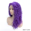 Afro Kinky Curly Synthetic Lacefront Wig Simulation Human Hair Lace Front Wigs 14~26 inches Pelucas 180717-2410