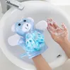 Baby Washcloths Children Shower Bathing Bath Towel 5Colors Animals Style Shower Wash Cloth Towels Cute Bath Gloves Children Bath Ball WMQ297