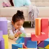 Infant Glänzende Bausteine ​​Baby-Big Blocks Lernspielzeug groß für Kinder EVA 50PCS Pretend Play Game Schaum Spielzeug 1008