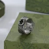 Anel de moda Sterling Silver Skull Rings Moissanite Anelli Bake for Mens and Women Party Promise Jewelry Loves Gift8753157