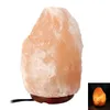 Qualidade Premium Himalayan Ionic Crystal Salt Lâmpada de Rock com Dimmer Cabo Cabo Switch Soquete US 1-2KG - Natural