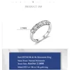 Kuoit Asscher Cut 585 14K 10K White Gold Rings for Women 25mm Solitaire Luxury Ring Engagement Anniversary 2202251922213