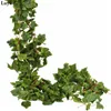 Luyue 10 PCS Feuilles De Vigne De Soie Artificielle Suspendus Guirlande Faux Vigne Ivy Intérieur Extérieur Vert Jardin De Mariage Décor À La Maison Y200104