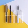 lip gloss tubes empty pink round clear mascara container tubes gold black cap wholesale cosmetic packaging