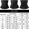 Män Slimming Body Shaper Neopren Bastu Workout Midja Trainer Trimmer Belt för viktminskning Sweat Belly Belt med dubbla band1