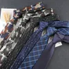Hochwertige Hals-Krawatten-Krawatten Jacquard Blumenstreifen Business-Anzug Krawattenkrawatten für Männer