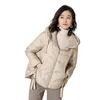 Mit kapuze Unten Jacke frauen Kurzen Stil Winter 2022 Koreanische Version Verdickt Polar Wildleder Tasche Anzug Chic Vielseitiger Mantel1 Guin22