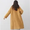 Dames wolmengsels vrouw mode bovenkleding 2022 losse stijl warme schapen trendy jas korrelige schaar lagen vrouwelijk bont-in-één overjas1 phyl