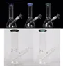 8 Inch clear beaker Glass water bong wholesale smoking smoke pipe hookah YQ-2220