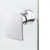 Porta in vetro del bagno con doccia Porta per il bagno Porta Backtoback in lega 6mm Pulsante singolo Pulsante Porta Doccia Chrome 2010133770362