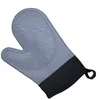 Home Kitchen Waterproof Non-Slip Potholder Gloves Extra Long Professional Silicone Oven Mitt Cooking Baking glove home tools