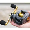 6.3: 1 Moulinet de pêche Baitcast 13 Portant une grande capacité de ligne Léger Gaucher Droitier Bait Casting Outil de roue de pêche T191015