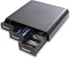 2Monsta3D-BLK PC, LAPTOP, IMAC Monitor Stand and Desk Organizer met 3 trekkingen voor opslag, 2-pack, zwart