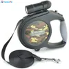 Arrival Large Dog Leash Retractable Extending Pet Lead for Big and Medium with LED LJ201113