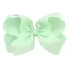 Fita Bow Hairpin Moda Meninas Grande Bowknot Barrette Kids Cabelo Boutique Boutos Acessórios Crianças 40 Cores 6 polegadas