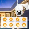 Laview R12 Caméra extérieure 1080P HD WiFi Caméra imperméable Nuit IA Caméra de sécurité de détection humaine pour la sécurité domestique (blanc)