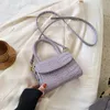 حقائب الكتف المرأة المحفظة المرأة desiner حجر التمساح نمط المرأة عارضة اللوحات الصغيرة حقائب crossbody السيدات بو الجلود حقائب اليد