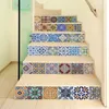 Wall Stickers Peel And Stick Tile Backsplash Stair Riser Decals DIY Mexican Traditional Talavera Waterproof Home Decor Staircase D1