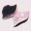 Dorosły wiadro kapelusz rybakowy kapelusz odwracalny kapelusz wędkarski kolorowy graffiti bob czapki hip hop kreatywny krawat barwnik gorros mężczyźni kobiety G220311