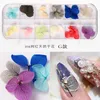 Mix Dried Flowers Natural Floral Leaf Nail Stickers 3D Decals Polish Manicure Accessories