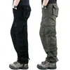 8 Pockets Tactical Cargo Pants Men's Loose Trousers Joggers Army Military Large Size Casual Pants For Male Outdoor Work Overalls H1223