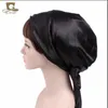 Damen Damen Mützen Hut Seide Nacht Schlaf Mütze Haar Motorhaube Kopfbedeckung Satin Turban Wrap Kopftuch1 Davi22