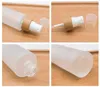 50ml 100ml 120ml Flat Shoulder Frosted Glass Spray Pump Bottles with Bamboo Lid for Skin Care Serum Lotion Shampoo Shower Gel Toiletries SN6157