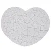 Sublimacja Puste Puzzle Partyjne Prezent Love Love W kształcie serca Prostokątne Puzzle Heat Puzzle Party Favor