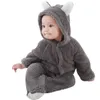 Winter Baby Rompers Baby Boy Girls Clothes Cotton Newborn Toddler Clothes Infant Jumpsuits Warm Clothing 201027