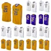NCAA College LSU Tigers Basketbal Jersey 3 Tremont Waters 33 4 Skylar Mays 5 Williams 25 Simmons Daryl Edwards Custom Stitched