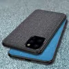 Fabric Phone Case for iPhone 12 11 mini Pro MAX XS XR 7 8 plus SE 2 Plastic back cover shell