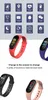 M4 Smart Band Fitness Tracker Watch Bracciale sportivo Frequenza cardiaca Smart Watch 0,96 pollici Smartband Monitor Health Wristband PK Mi band 4