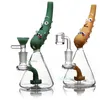 Bong pickle water pipe dab rig beaker inline perc bongs heady glass pipe cucumber oil rigs smoking accessories hookahs