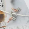 Kilitle Değerli Aşk Dangle Charm Boncuk Moda Kadınlar Takı Avrupa Tarzı DIY Bileklik Bileklik Için