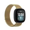 Metall Smart Strap für Fitbit Versa 4 3 Sense Armband Edelstahl Uhr Armband Mesh-Armband Ersatz
