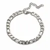 Anklets 18K Gold Figaro Chain Armband European American Fashion Anklet för kvinnor och män Factory Jewelry2332