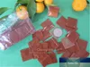 Sac de couleur marron transparent 500 pièces 1.8x2.5cm Ultra épais 8mil minuscules sacs en plastique refermables Pe 0.7 "x1"