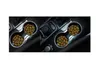 50pcsカーカップホルダーコースターネオプレンマットコントラストマグコースターカードリンクマット家庭用装飾アクセサリー
