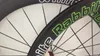 Newest style bike carbon wheels white green rabbit bicycle wheel 700x25mm disc brakes U shaped tubular cycling wheels tubuless