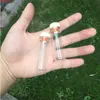 Transparenta glasburkar med lövträ 14 ml tomma flaskor hantverk för gåva 100pcshigh kvantitet