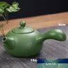 7 sztuk Handmade Ceramiczny Matowy Solid Color Chinese Kungfu Zestaw herbaty Nordic Prosty Poczkarun Kawy Teapotcup Z Anti Spalding Uchwyt