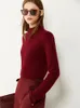 Amii Minimalism Autumn Winter Sweaters For Women Fasion 100% Cashmere Solid Turtleneck Sweater Womens sweater 12040857 201221