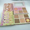 Moji 6 Highlighter Palette Blush Hale et Lumiere Moji 6 Color Eyeshadow Palette Makeup Blush. In Stock