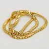 Adixyn Collana a catena a maglia lunga Colore oro 6MM Rapper vintage Hippie Catena Hip Hop per donna Uomo Gioielli1284h